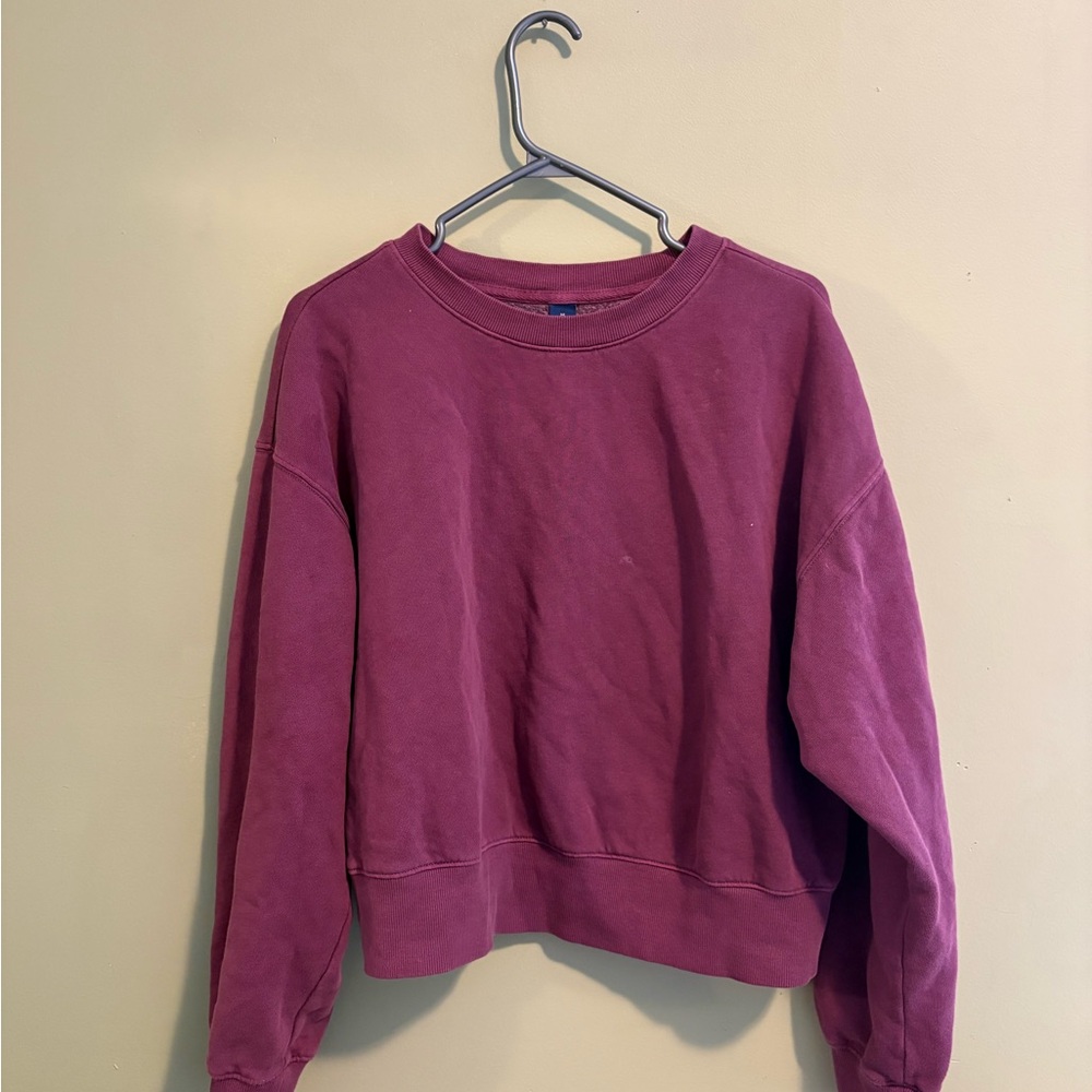 Burgundy Crewneck Sweatshirt